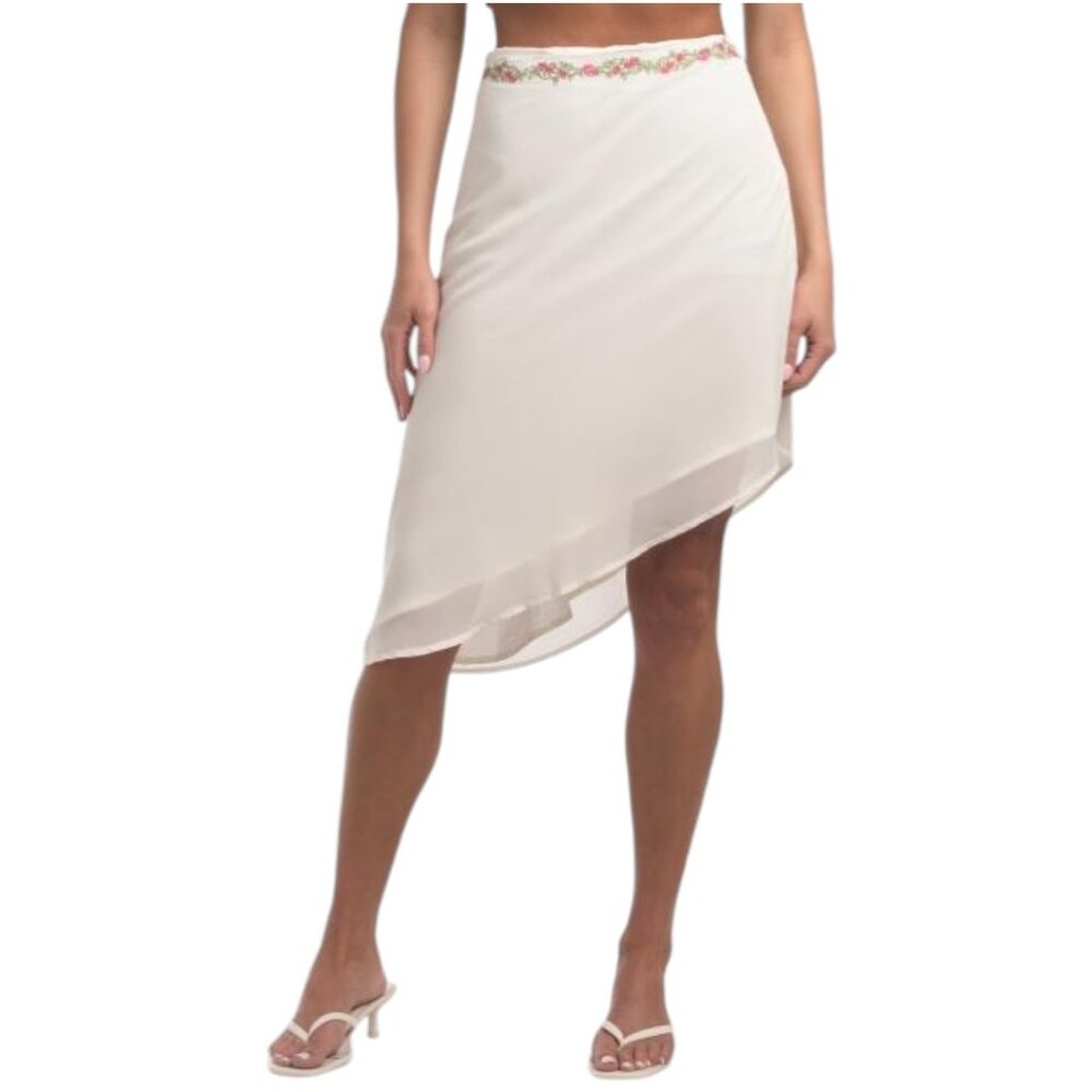 LE LIS Asymetrical Midi Skirt